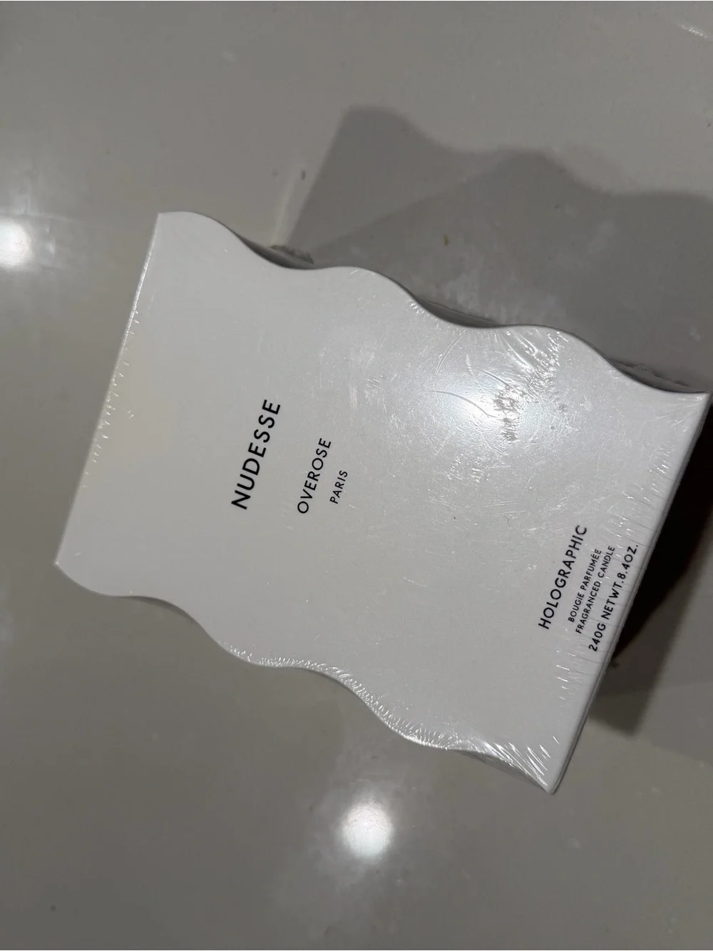 NWT Sealed - Overose Nudesse Holographic Candle 8.4 oz / 240g